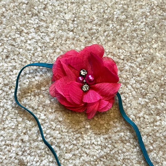 New Satin Romper and matching Headband - Picture 2 of 3